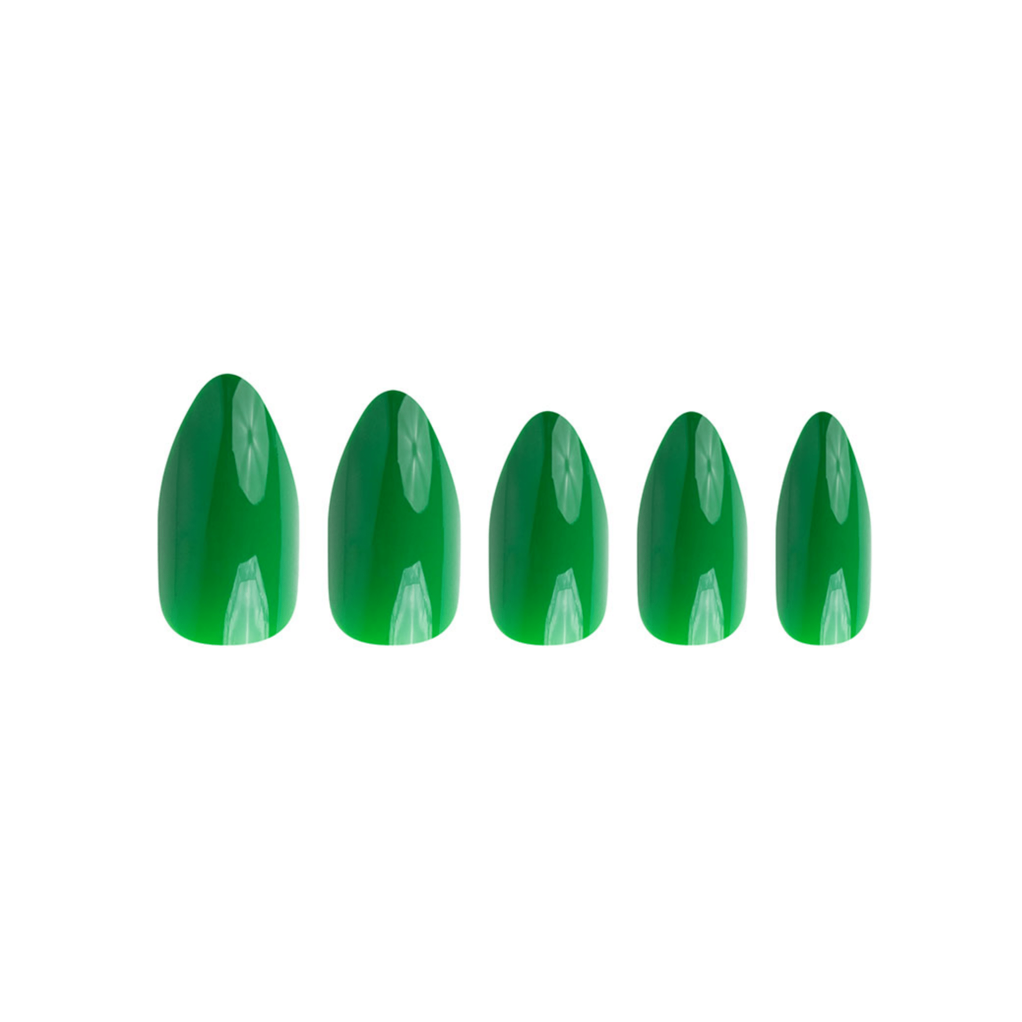 Invogue Green Acrylic Nails