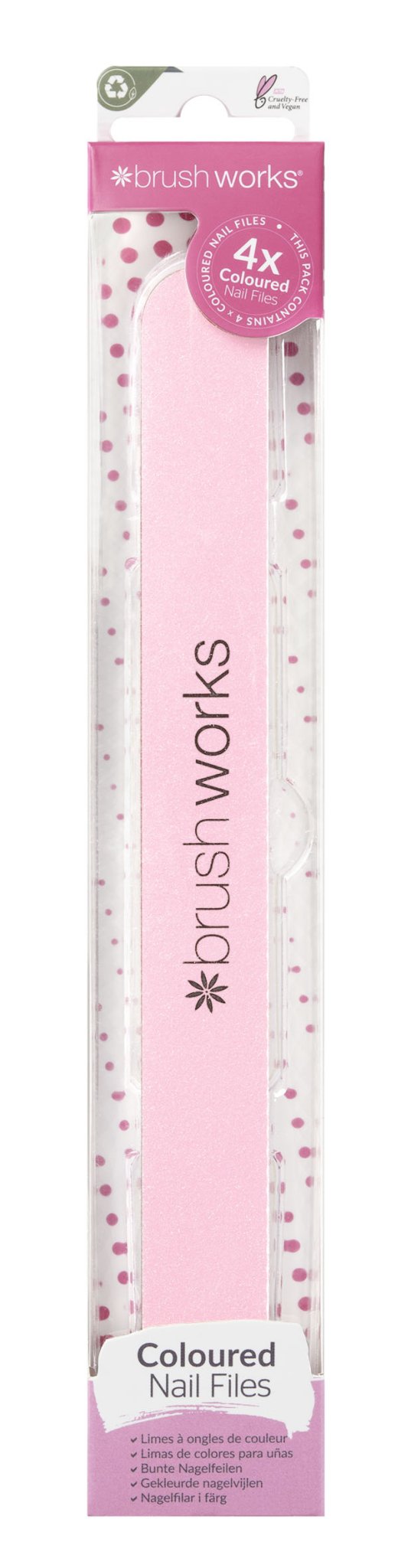 Brushworks Coloured Nail File
