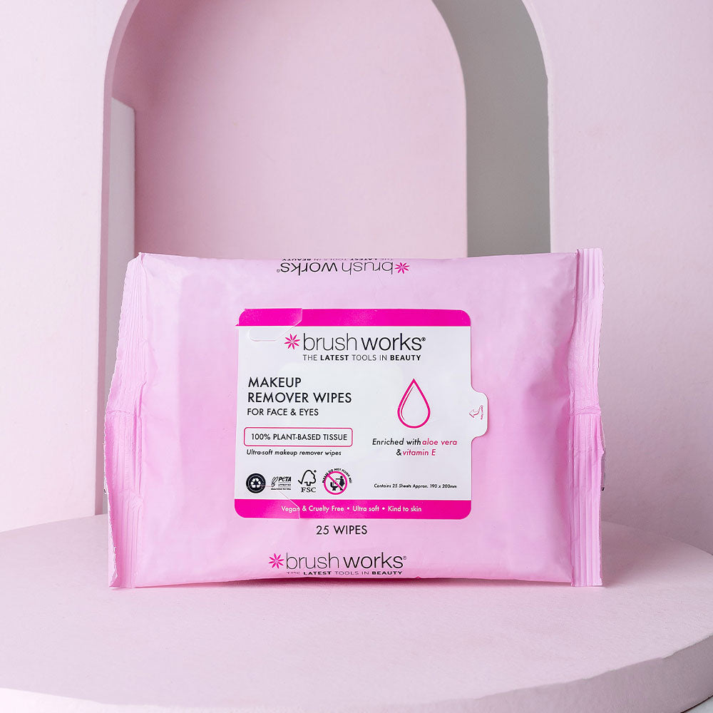 Brushworks Makeup Remover Wips-25 wips