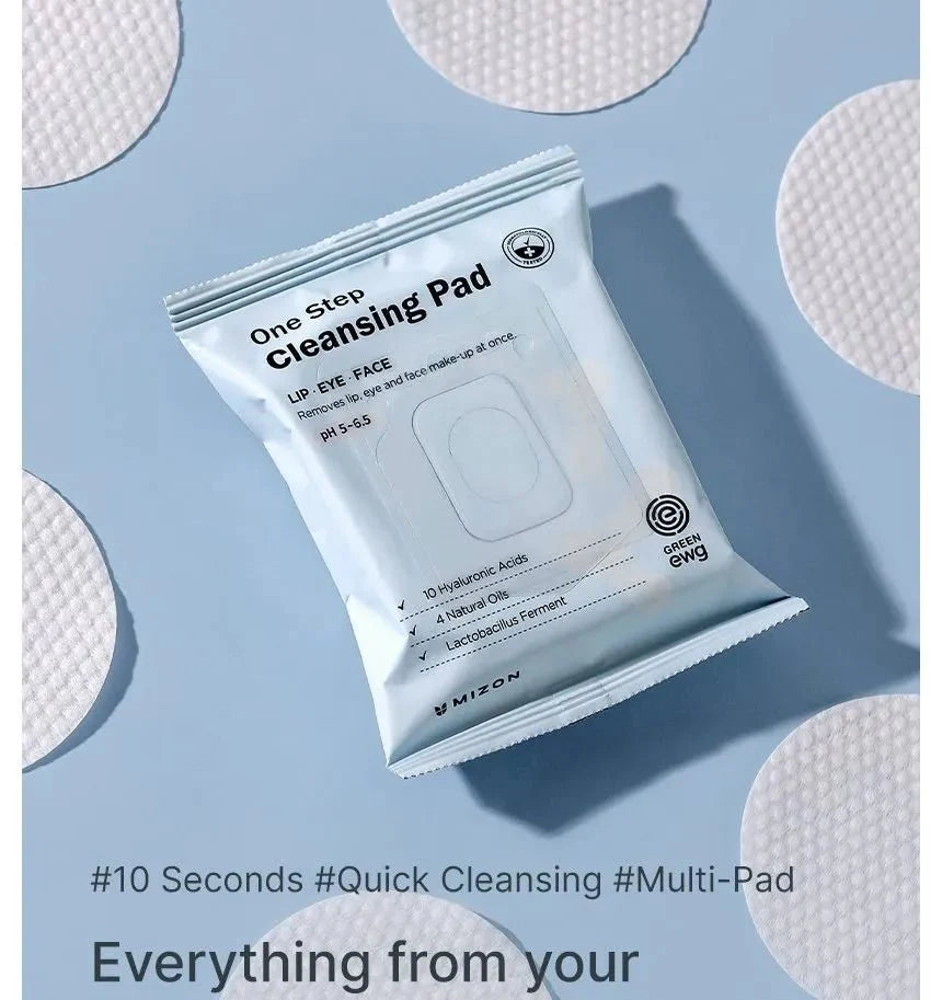 Mizon Face & Makeup Cleansing Pads with Probiotics