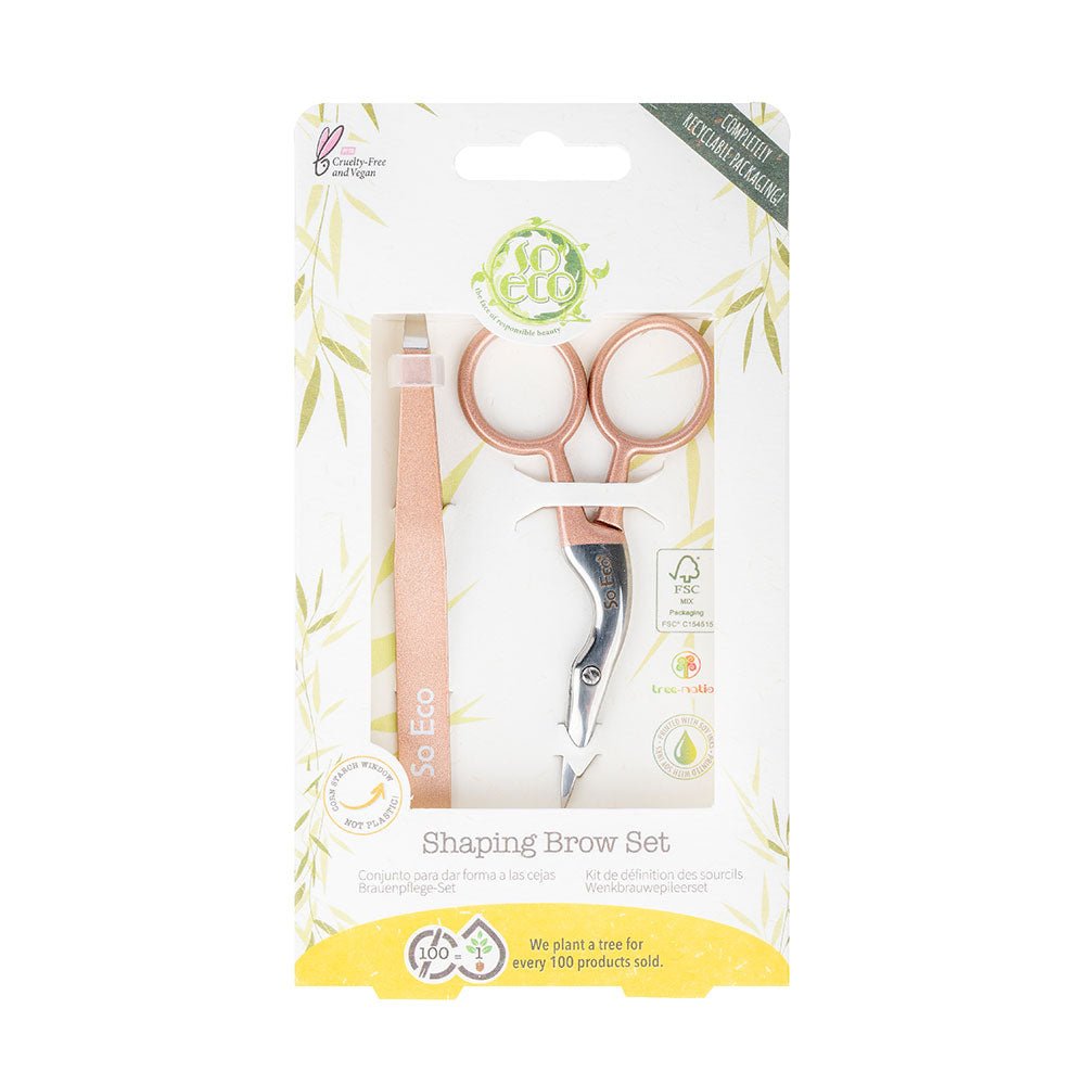 SOECO SHAPING BROW SCISSOR & TWEEZER