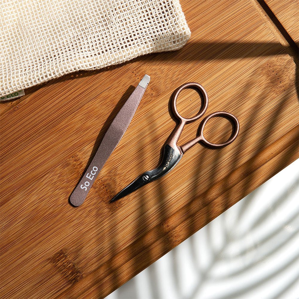 SOECO SHAPING BROW SCISSOR & TWEEZER