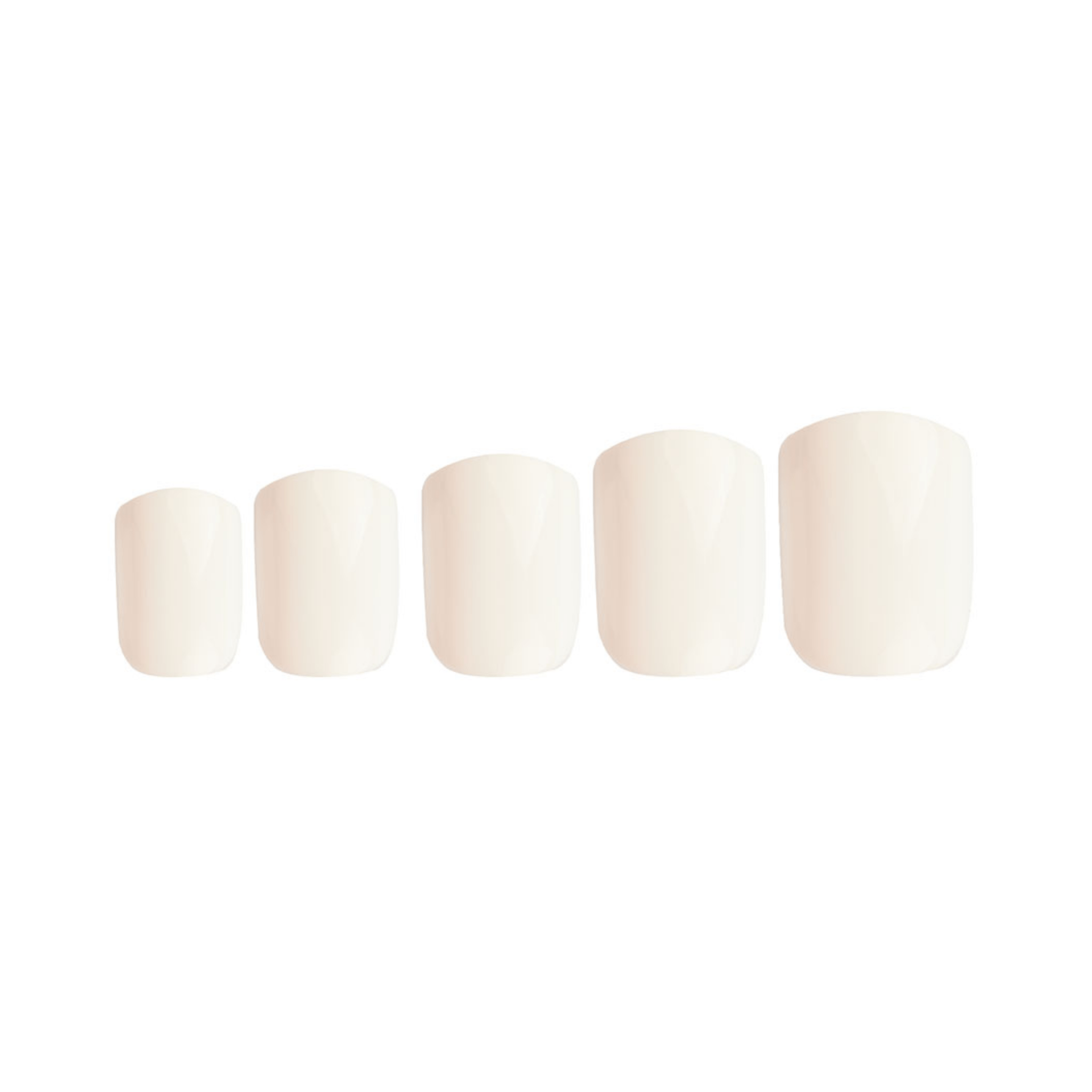 Invogue White Square Acrylic Nails
